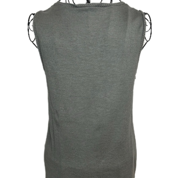Zara Charcoal Sleeveless Tank Top - Picture 5 of 7